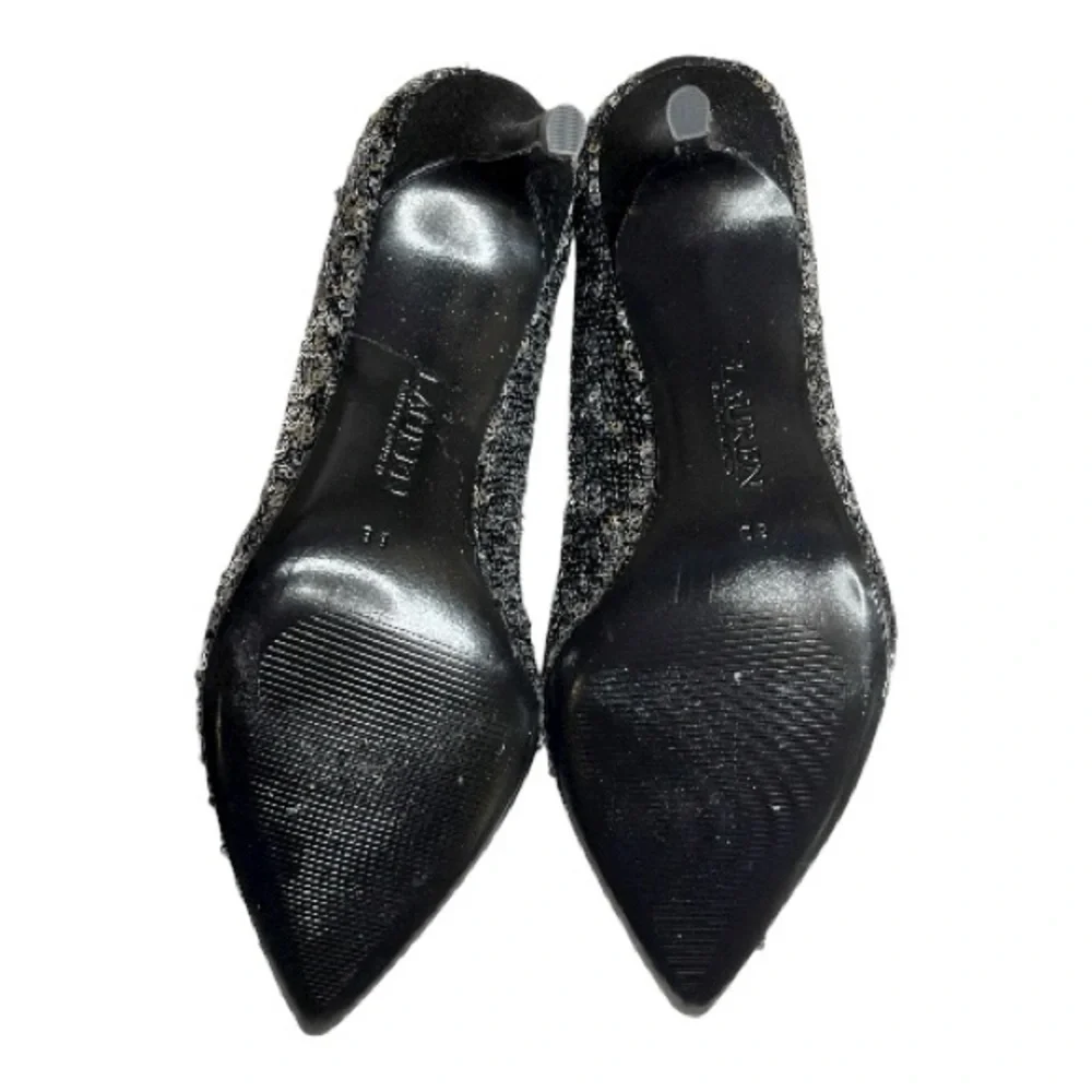 Lauren Ralph Lauren Glittering Black Heels - Picture 5 of 5